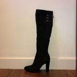 Knee high Black Suede Boots